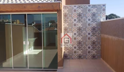 Cobertura com 2 dormitórios à venda, 98 m² por R$ 420.000,00 - Vila Camilópolis - Santo André/SP