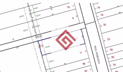 Terreno à venda, 300 m² por R$ 880.000,00 - Jardim Santo Alberto - Santo André/SP