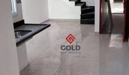 Cobertura com 2 dormitórios, 108 m² - venda por R$ 420.000,00 ou aluguel por R$ 2.280,00/mês - Vila Clarice - Santo André/SP