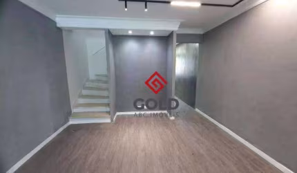Sobrado com 2 dormitórios para alugar, 110 m² por R$ 4.468,57/mês - Vila Gilda - Santo André/SP