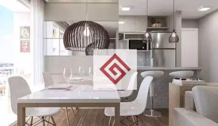 Apartamento com 2 dormitórios à venda, 59 m² por R$ 413.400,00 - Vila Metalúrgica - Santo André/SP