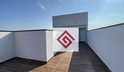 Cobertura com 2 dormitórios para alugar, 100 m² por R$ 2.166,61/mês - Jardim Santo Alberto - Santo André/SP