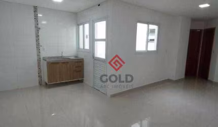 Apartamento com 2 dormitórios à venda, 45 m² por R$ 280.000,00 - Vila Palmares - Santo André/SP