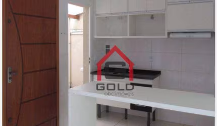 Apartamento com 2 dormitórios para alugar, 45 m² por R$ 1.879,06/mês - Utinga - Santo André/SP