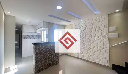 Cobertura para alugar, 125 m² por R$ 2.705,00/mês - Vila Tibiriçá - Santo André/SP