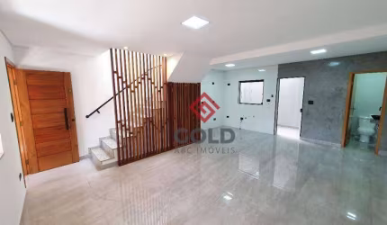 Sobrado com 3 dormitórios à venda, 108 m² por R$ 660.000,00 - Jardim das Maravilhas - Santo André/SP