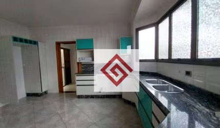 Apartamento com 3 dormitórios para alugar, 100 m² por R$ 2.560,00/mês - Vila Linda - Santo André/SP