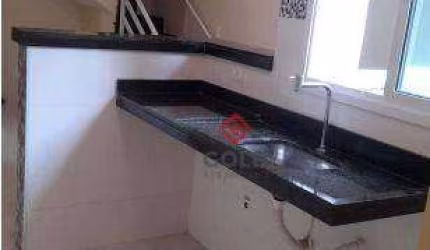 Cobertura com 2 dormitórios para alugar, 124 m² por R$ 2.994,00/mês - Vila Tibiriçá - Santo André/SP