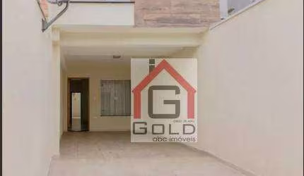 Sobrado com 3 dormitórios à venda, 113 m² por R$ 750.000,00 - Vila Alice - Santo André/SP