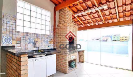 Cobertura para alugar, 100 m² por R$ 2.710,00/mês - Vila Camilópolis - Santo André/SP