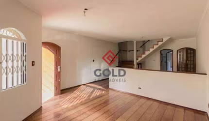 Sobrado com 3 dormitórios, 226 m² - venda por R$ 900.000,00 ou aluguel por R$ 4.597,00/mês - Vila Curuçá - Santo André/SP