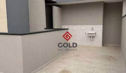 Cobertura com 2 dormitórios, 90 m² - venda por R$ 460.000,00 ou aluguel por R$ 2.600,01/mês - Vila Príncipe de Gales - Santo André/SP