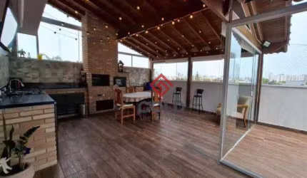 Cobertura com 2 dormitórios à venda, 114 m² por R$ 660.000,00 - Jardim Paraíso - Santo André/SP