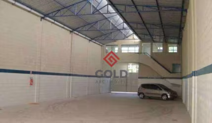 Galpão, 500 m² - venda por R$ 3.000.000,00 ou aluguel por R$ 16.000,00/mês - Vila Príncipe de Gales - Santo André/SP