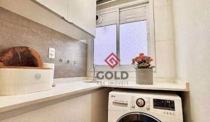 Apartamento com 2 dormitórios para alugar, 83 m² por R$ 6.206,99/mês - Jardim - Santo André/SP
