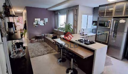 Cobertura com 3 dormitórios à venda, 140 m² por R$ 640.000,00 - Vila Valparaíso - Santo André/SP