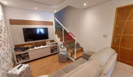 Sobrado com 2 dormitórios à venda, 116 m² por R$ 360.000,00 - Jardim Santo André - Santo André/SP