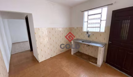 Casa com 1 dormitório para alugar, 38 m² por R$ 1.062,00/mês - Vila Curuçá - Santo André/SP