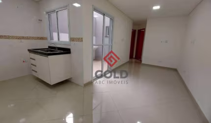 Apartamento com 2 dormitórios para alugar, 50 m² por R$ 1.876,00/mês - Parque Capuava - Santo André/SP