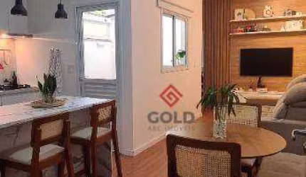 Apartamento com 2 dormitórios à venda, 51 m² por R$ 350.000 - Vila Guiomar - Santo André/SP