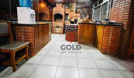 Sobrado com 3 dormitórios para alugar, 368 m² por R$ 8.019,67/mês - Jardim Ana Maria - Santo André/SP