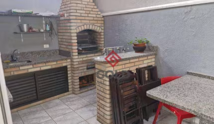 Sobrado com 3 dormitórios à venda, 141 m² - Vila Scarpelli - Santo André/SP
