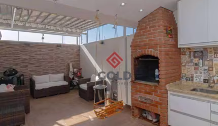 Sobrado com 3 dormitórios à venda, 129 m² - Utinga - Santo André/SP