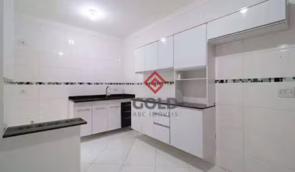 Apartamento com 2 dormitórios para alugar, 75 m² por R$ 2.660,00/mês - Vila Curuçá - Santo André/SP