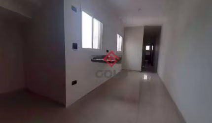 Cobertura com 2 dormitórios para alugar, 84 m² por R$ 2.540,00/mês - Vila Bartira - Santo André/SP
