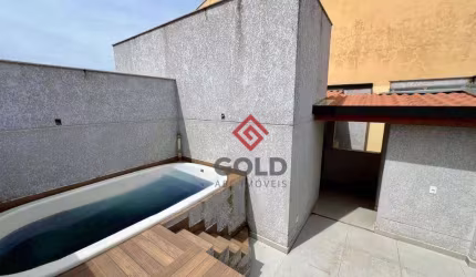 Cobertura com 3 dormitórios à venda, 140 m² por R$ 860.000,00 - Campestre - Santo André/SP