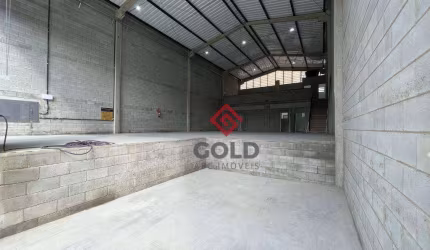 Galpão para alugar, 355 m² por R$ 13.100,00/mês - Vila Carlina - Mauá/SP