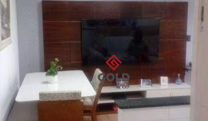 Apartamento com 2 dormitórios à venda, 58 m² por R$ 477.000,00 - Vila Valparaíso - Santo André/SP