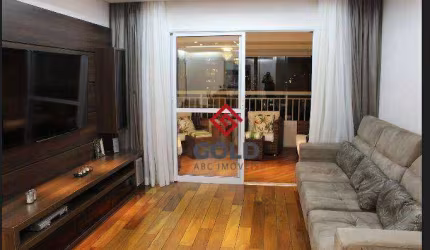 Apartamento com 3 dormitórios para alugar, 175 m² por R$ 11.046,00/mês - Jardim - Santo André/SP