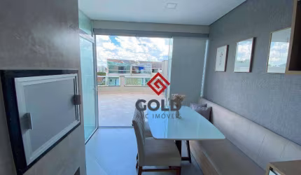 Cobertura com 2 dormitórios para alugar, 112 m² por R$ 3.730,00/mês - Vila Valparaíso - Santo André/SP
