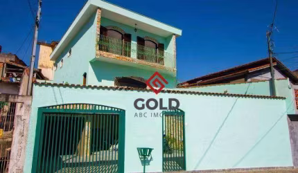 Sobrado com 4 dormitórios para alugar, 240 m² por R$ 4.300,00/mês - Vila Suíça - Santo André/SP