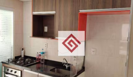 Apartamento com 2 dormitórios para alugar, 59 m² por R$ 2.815,99/mês - Parque Jaçatuba - Santo André/SP
