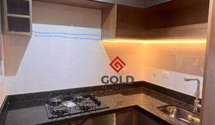 Apartamento com 2 dormitórios para alugar, 55 m² por R$ 3.145,00/mês - Campestre - Santo André/SP