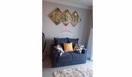 Studio mobiliado para locação no Condomínio Via Alameda – Andar alto com vista para o bsque!
