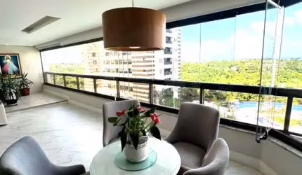 VENDA DE APARTAMENTO DE LUXO EM PATAMARES - 4 SUÍTES, VISTA MAR, 225M² - CONDOMÍNIO GREENVILLE LUMNO