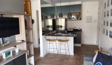 Apartamento Studio Mobiliado de 37m² com 1 dormitório no Centro em São José dos Campos
