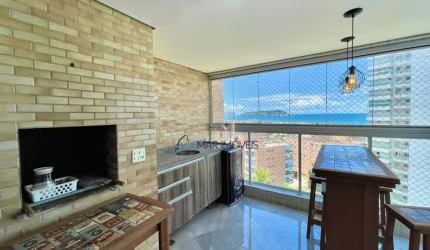 Apartamento com 3 dormitórios à venda, 124 m² por R$ 1.400.000,00 - Praia da Enseada - Guarujá/SP