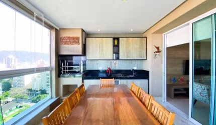 Apartamento com varanda Gourmet e vista ao mar à venda, 180 m² por R$ 1.300.000 - Praia da Enseada - Guarujá/SP