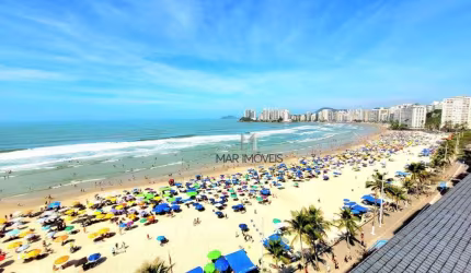Apartamento com 3 dormitórios à venda, 110 m² Frente ao Mar - Pitangueiras - Guarujá/SP