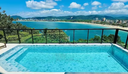 Casa Nova com Vista Total para o Mar no Condomínio Península na Praia da Enseada.