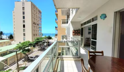 Apartamento com 3 dormitórios à venda, 140 m² Vista ao Mar - Pitangueiras - Guarujá/SP