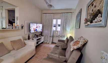 Praia da Enseada, apartamento 02 dormitóios, otima localização