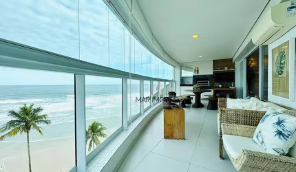 Apartamento com 3 suítes, frente ao mar à venda, 210 m² por R$ 3.200.000 - Enseada - Guarujá/SP