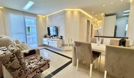 Apartamento para alugar, 98 m² por R$ 6.900,02/mês - Astúrias - Guarujá/SP