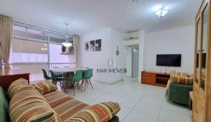 Apartamento a 100 metros da praia das Pitangueiras no Guarujá!