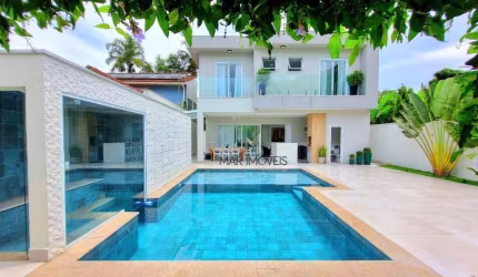 Casa com 4 dormitórios para alugar, 230 m² por R$ 9.800,00/mês - Praia do Pernambuco - Guarujá/SP